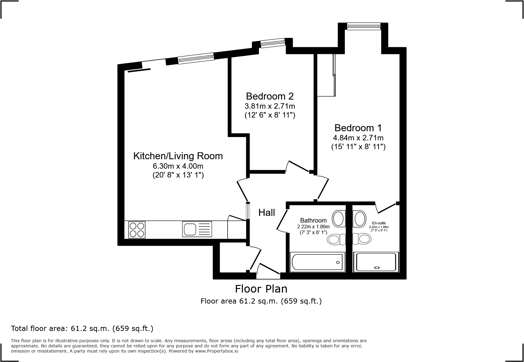City Lofts, 94 The Quays, Salford Quays, M50 floorplan