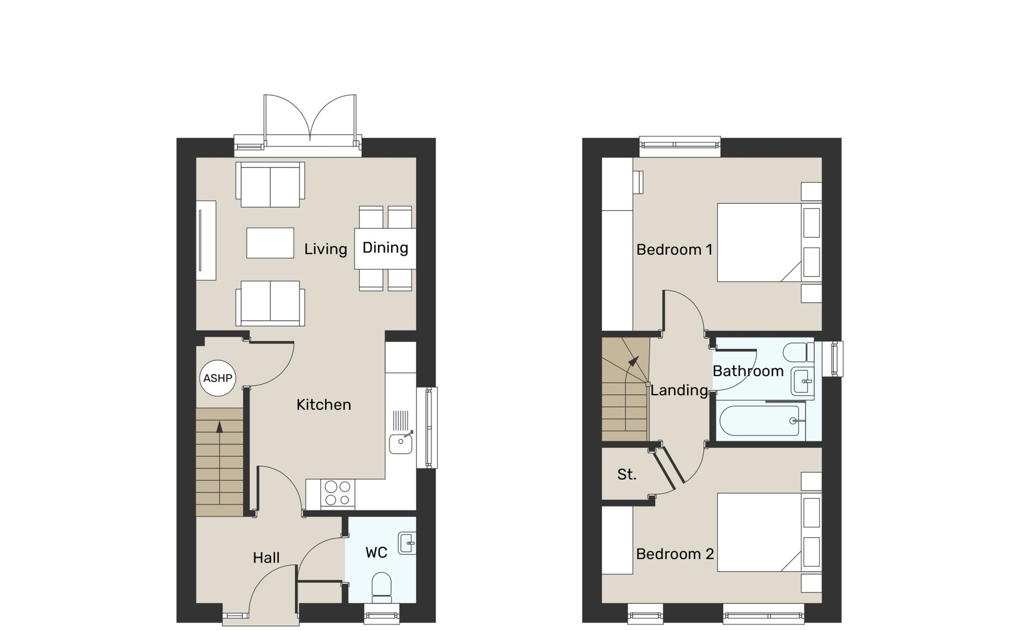 Kiln Crescent, Harwich floorplan