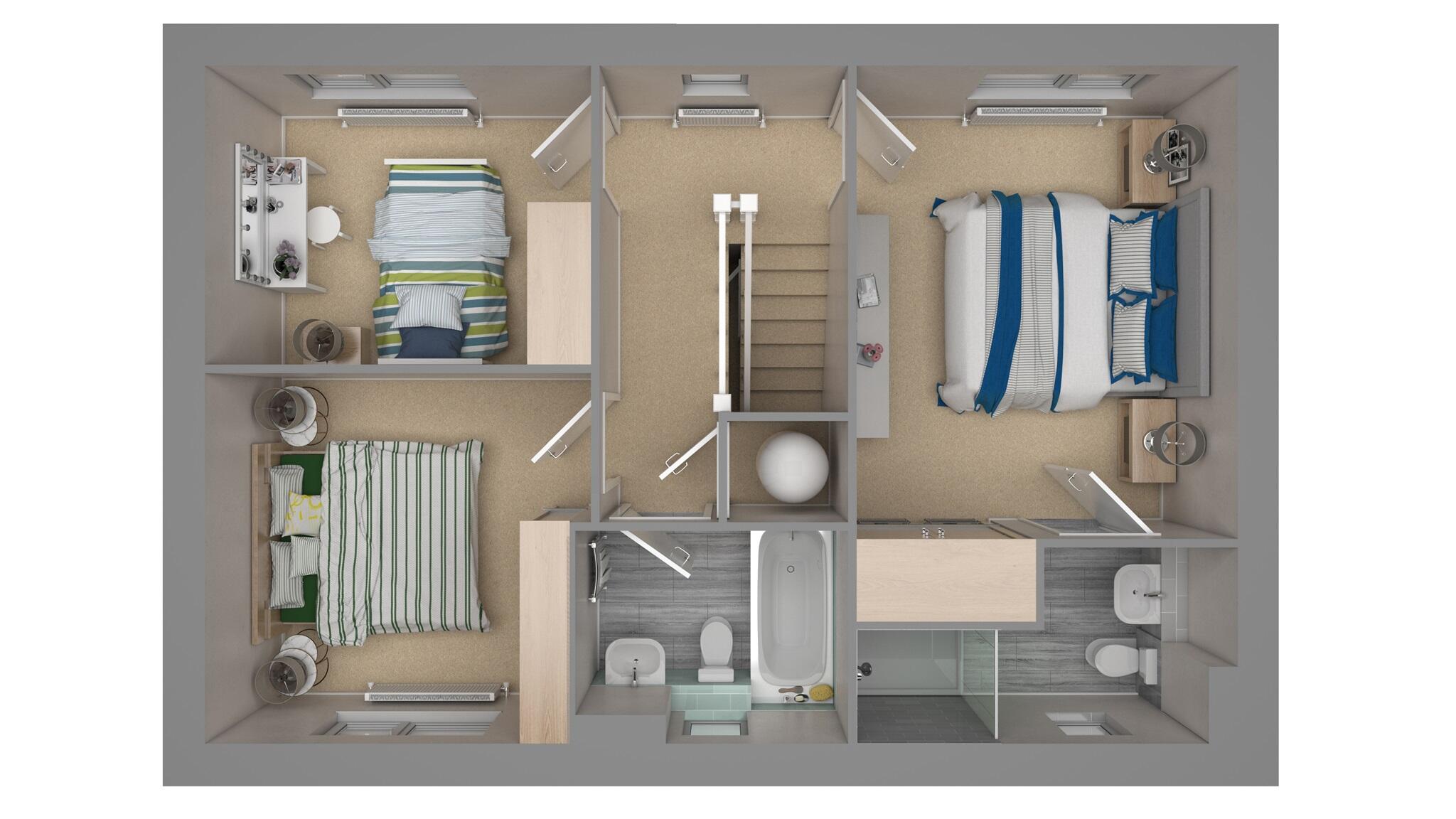 The Carriages, Dereham floorplan