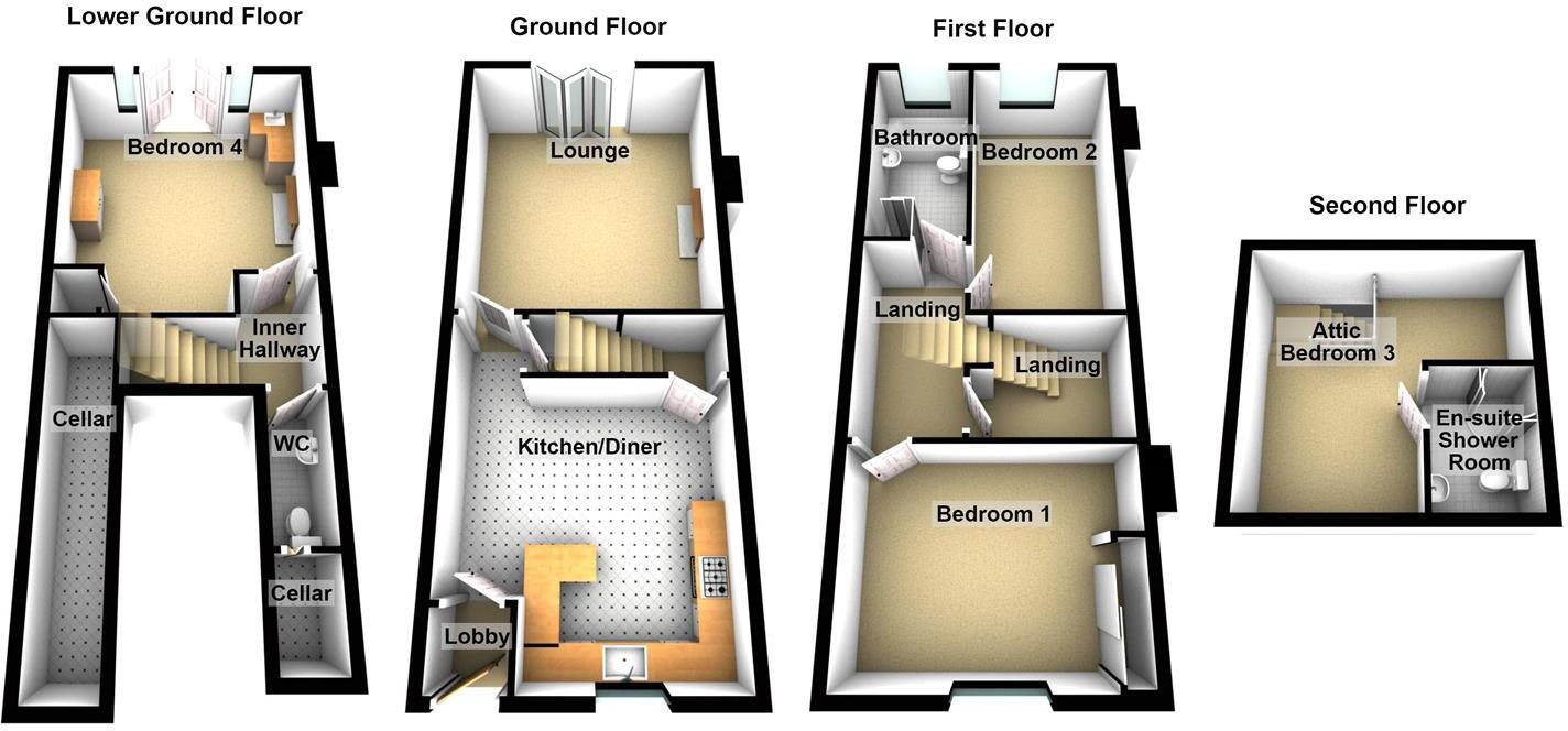 Copley Hall Terrace, Halifax floorplan