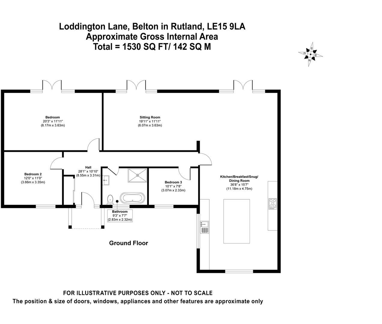 Loddington Lane, Belton In Rutland, Rutland floorplan