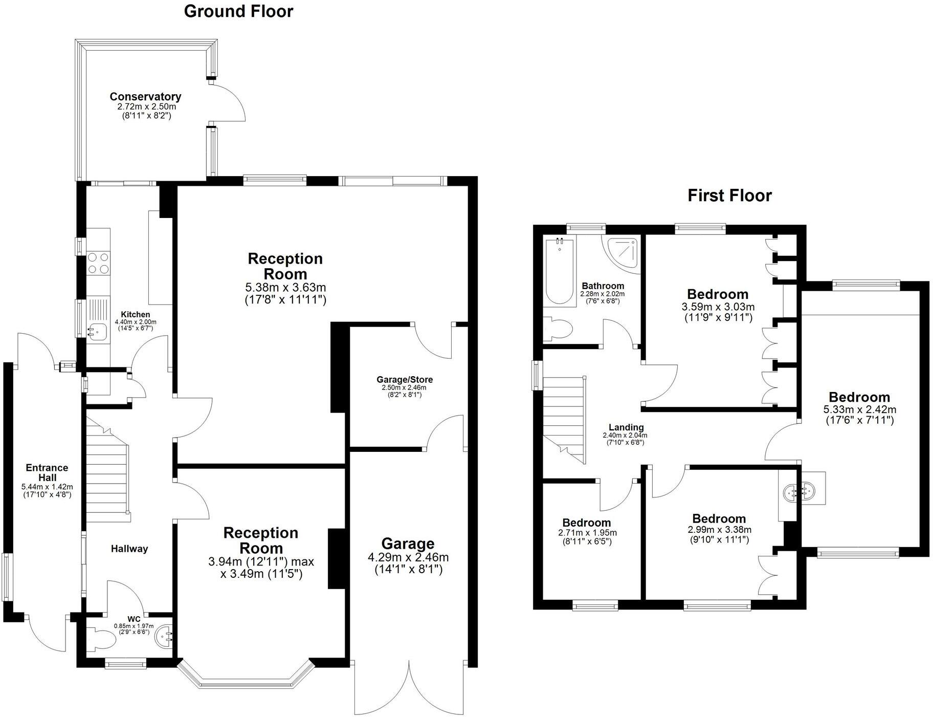 Christine Avenue, Rushwick, WR2 floorplan
