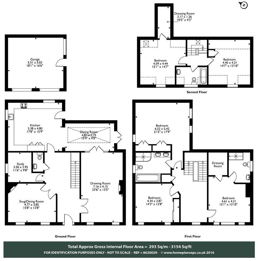 The Old Nursery, Wansford, Peterborough, Cambridgeshire, PE8 floorplan