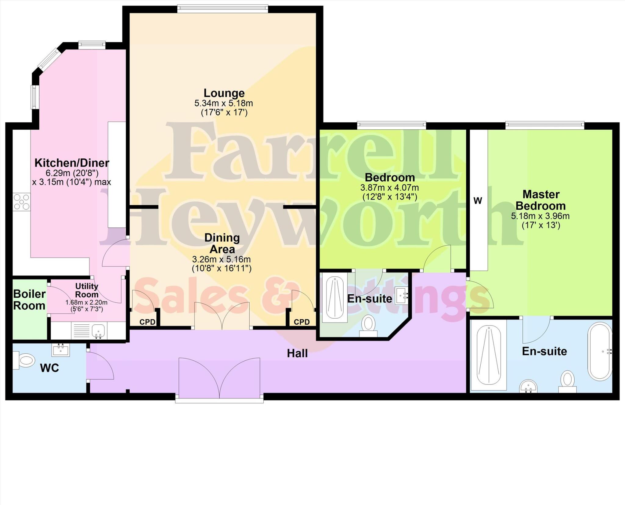 Lodge Lane, Singleton, Poulton Le Fylde floorplan