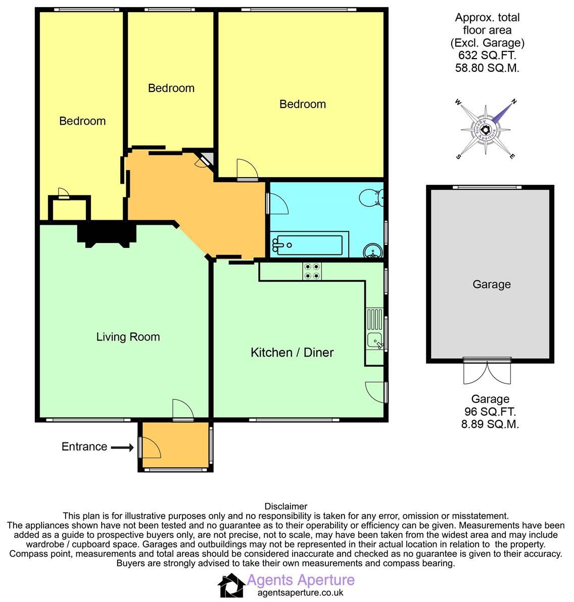 Cromwell Road, Whitstable floorplan