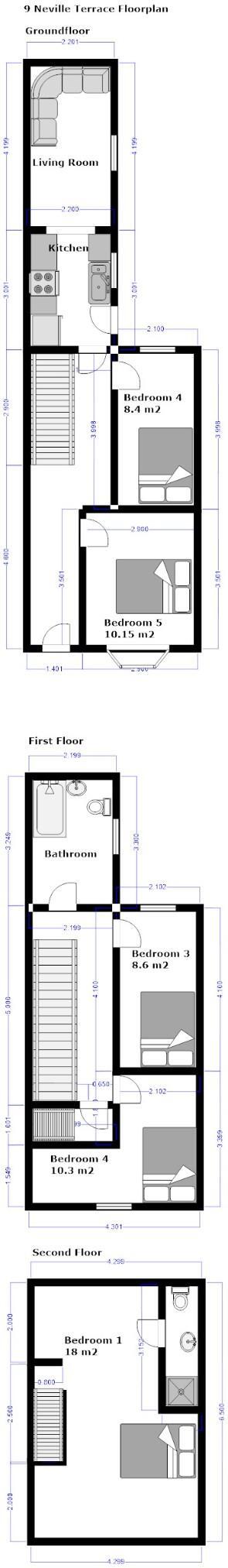 Neville Terrace, York, North Yorkshire, YO31 floorplan