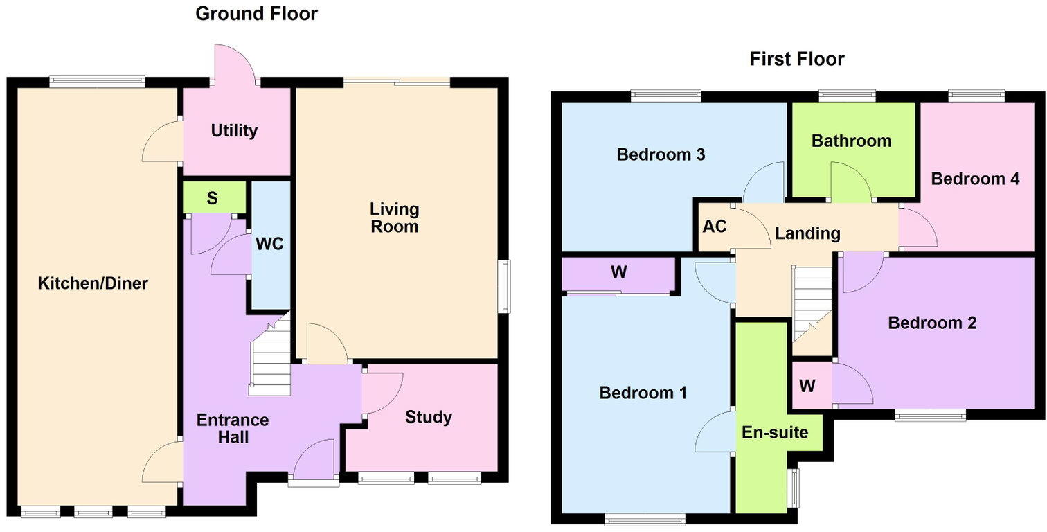 Stubbing End, Great Oakley, Corby, Northamptonshire, NN18 8JT floorplan