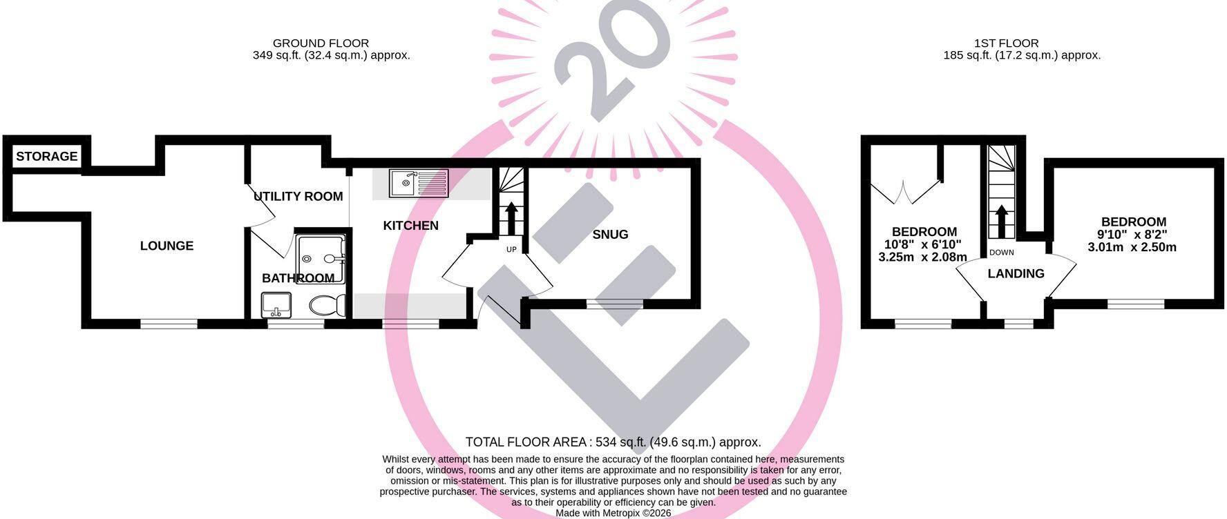 68 Queen Street, Morecambe, LA4 floorplan
