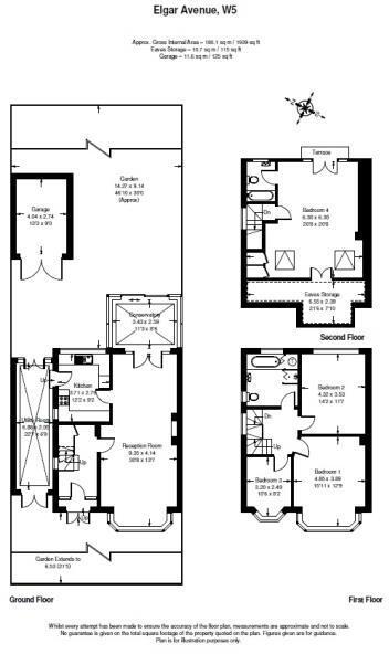 Elgar Avenue, Ealing W5 3JU floorplan