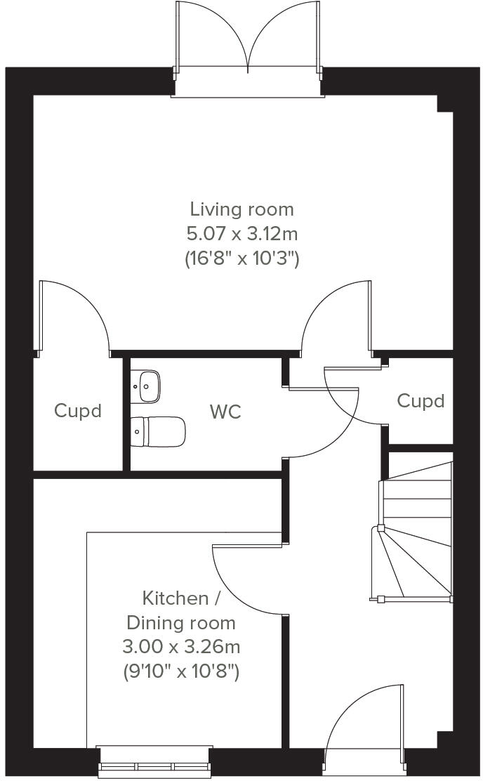 Haywood Village, 
THE RUNWAY, 
WESTON-SUPER-MARE,
SOMERSET, 
BS24 8ES floorplan