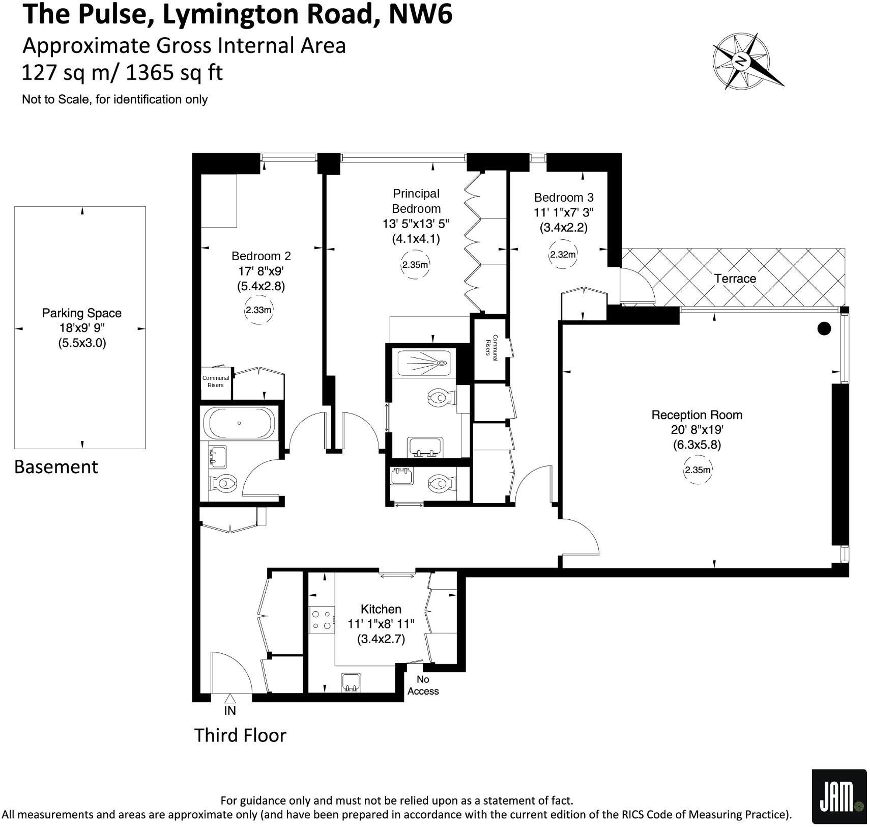 Pulse Apartments, Lymington Road, Camden, London floorplan