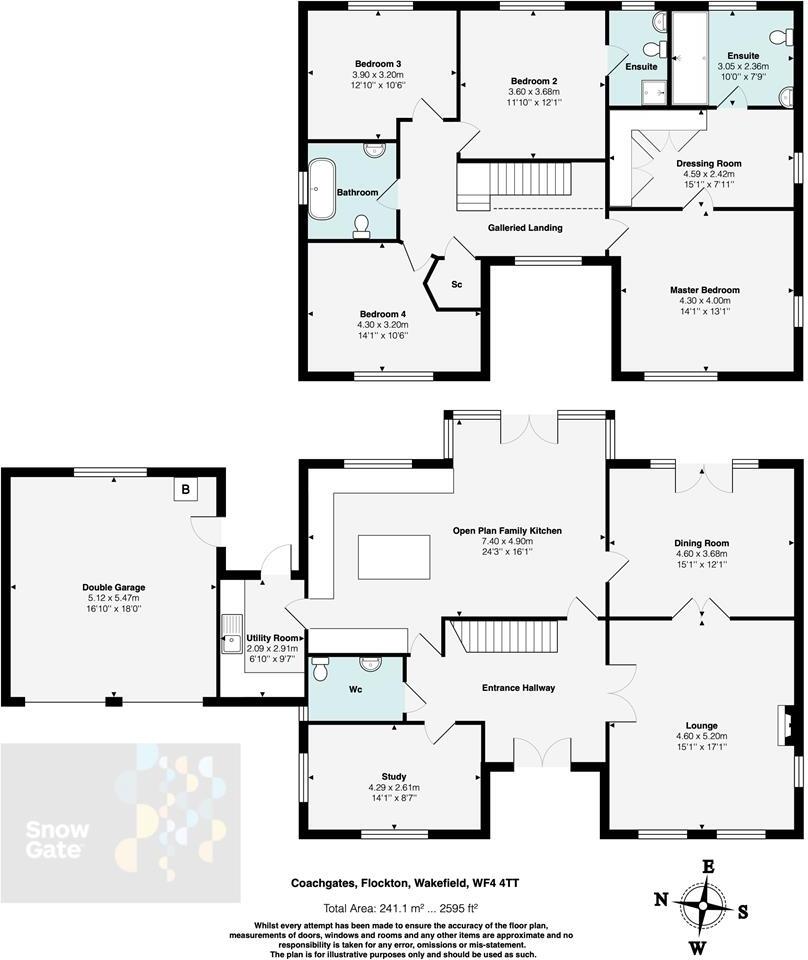 Coachgates, Flockton, WF4 floorplan