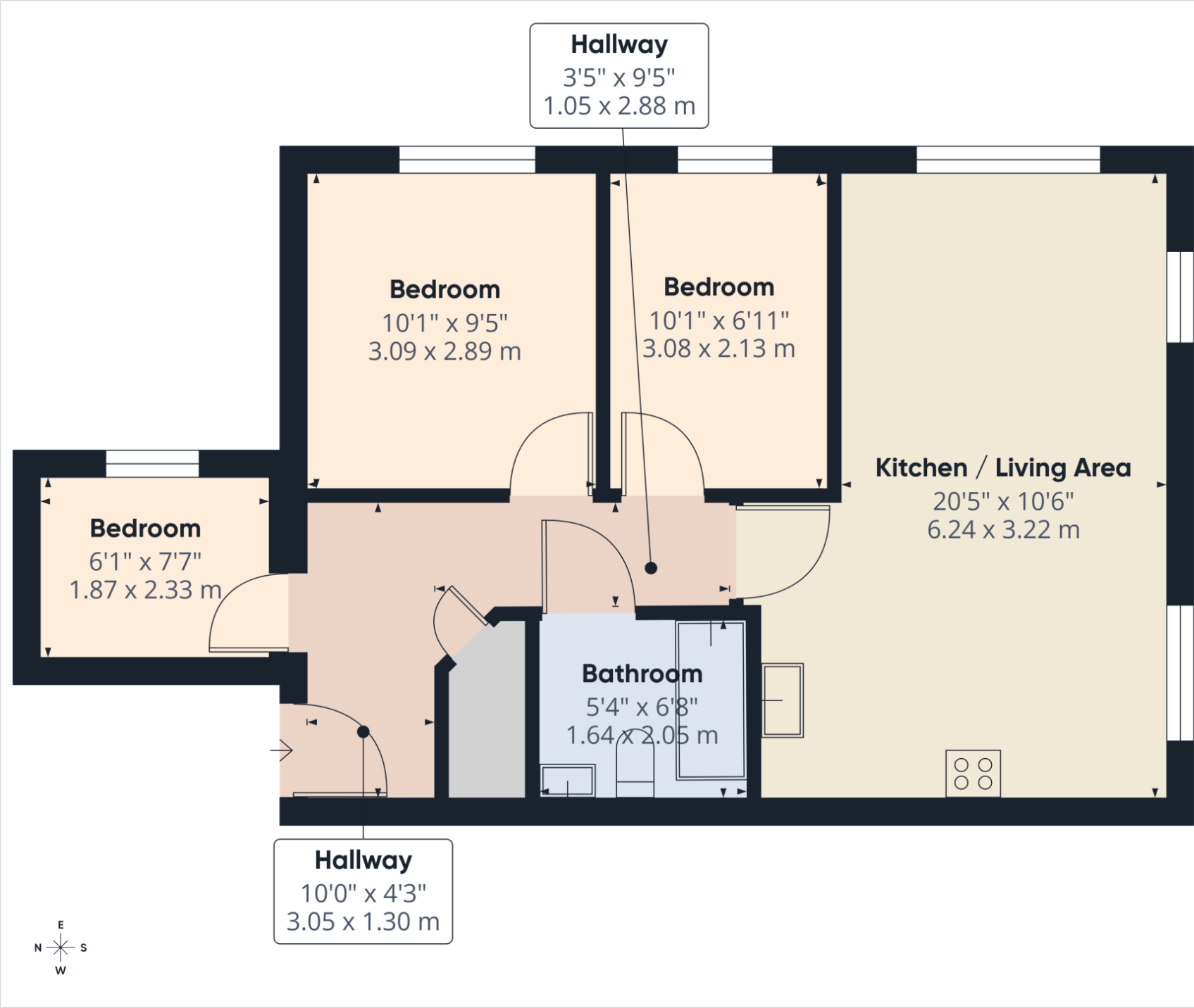 Apartment 19 4 Lloyd Road, Manchester, M19 2QX, Levenshulme floorplan