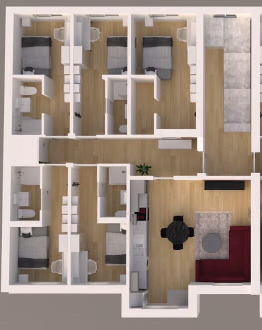 Dyson Hall Kensington, L7 Academic Year 26/27 floorplan