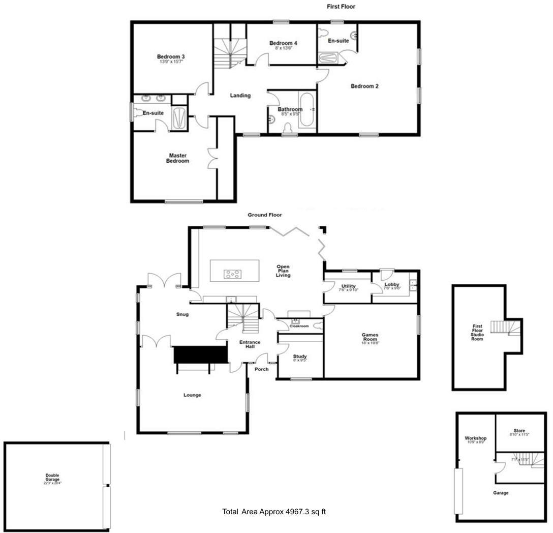 4 Gransden Drive, Shrewsbury SY3 6BZ floorplan