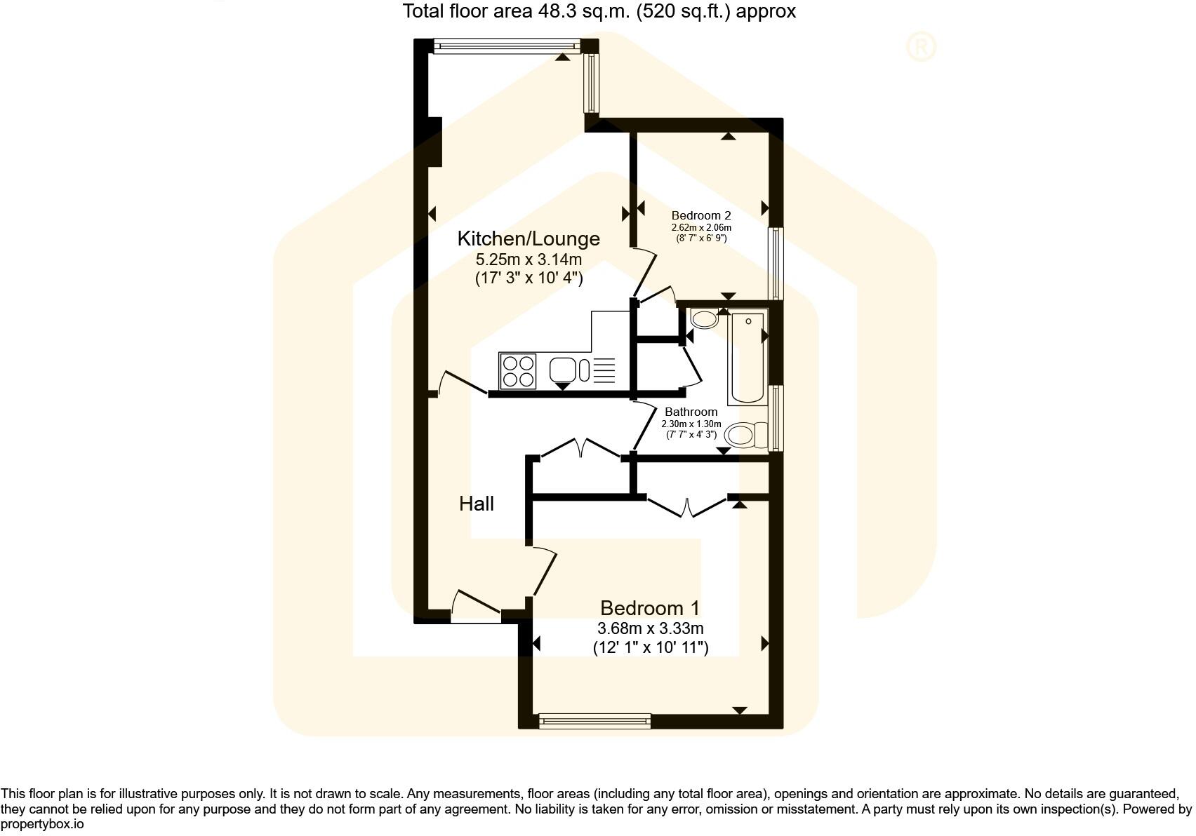 22 Tower Heights, Hoddesdon, EN11 8UQ floorplan