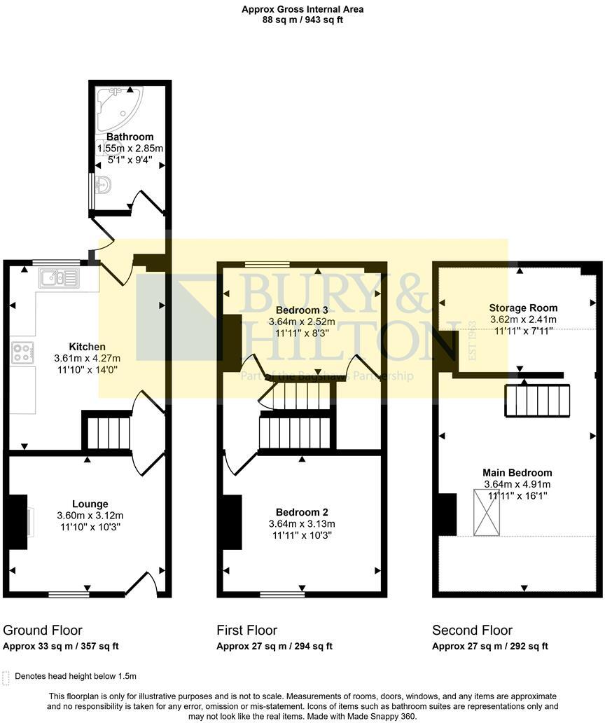 Grosvenor Street Leek floorplan