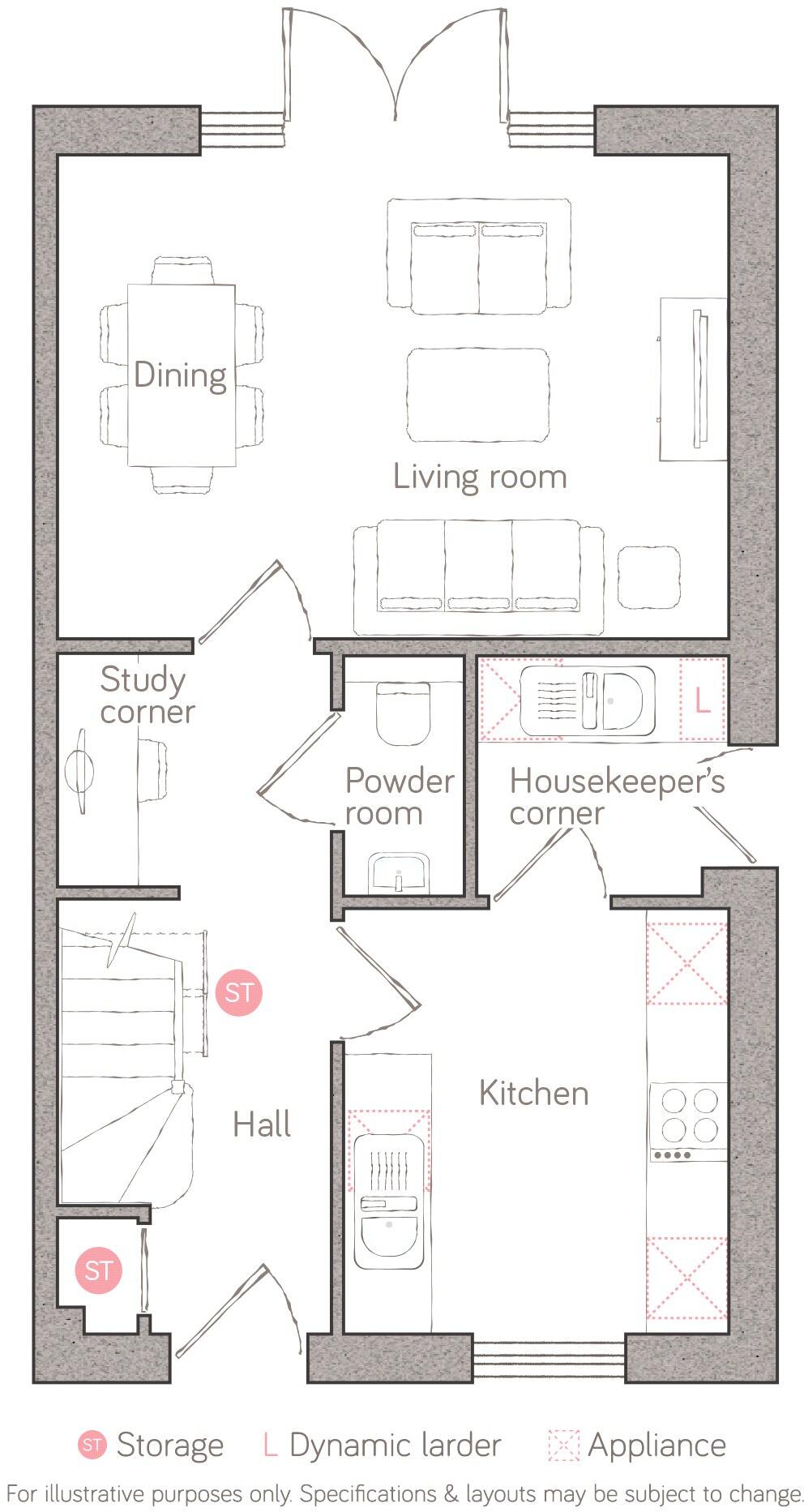 Bramble Lane, Kilkhampton, Bude, Cornwall, EX23 floorplan