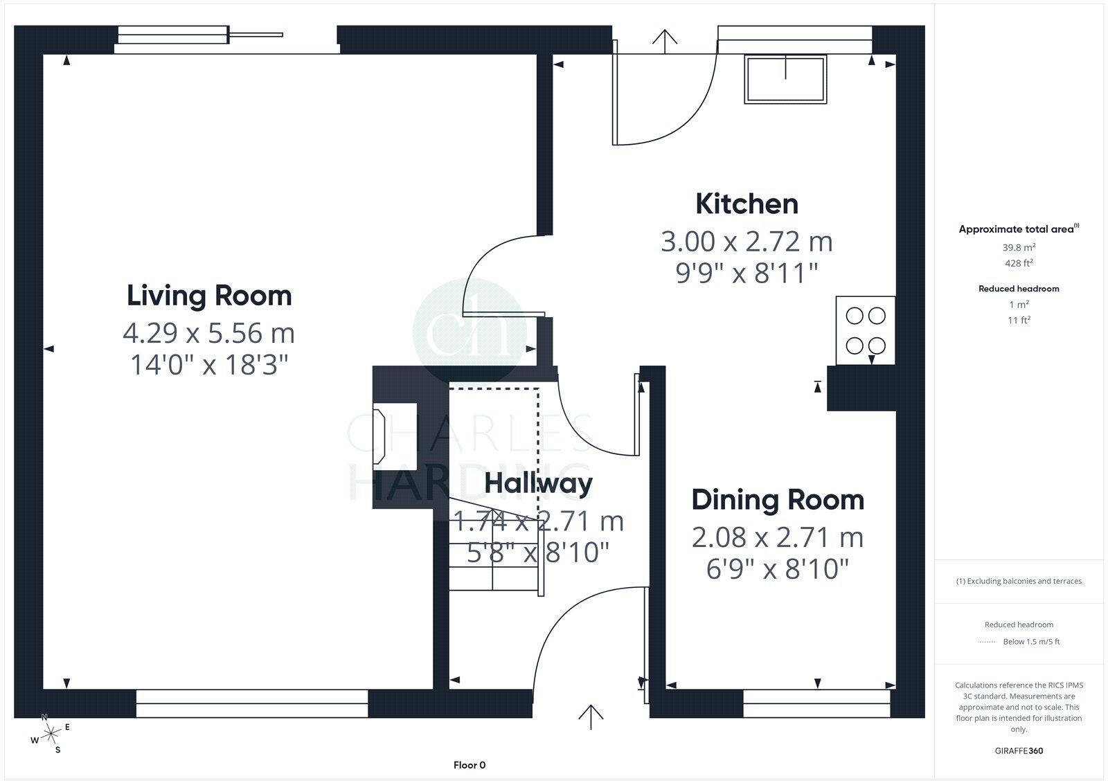 Charlbury Close, Moredon, Swindon, SN25 floorplan