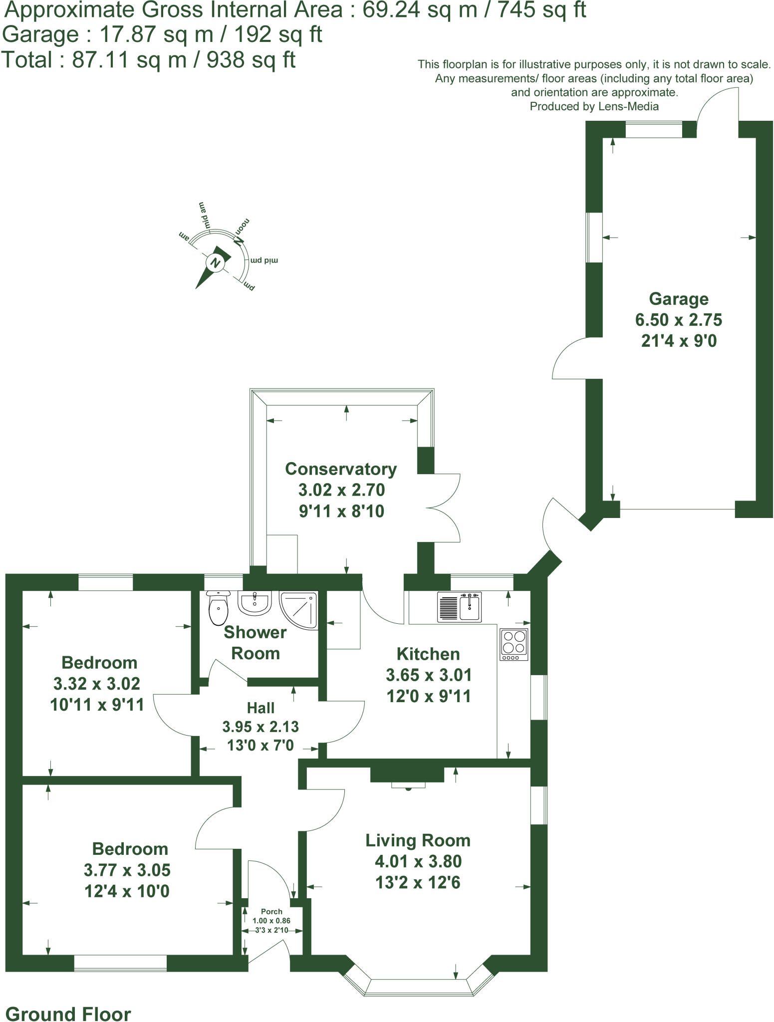 Green Lane East, Cabus, Preston, Lancashire floorplan