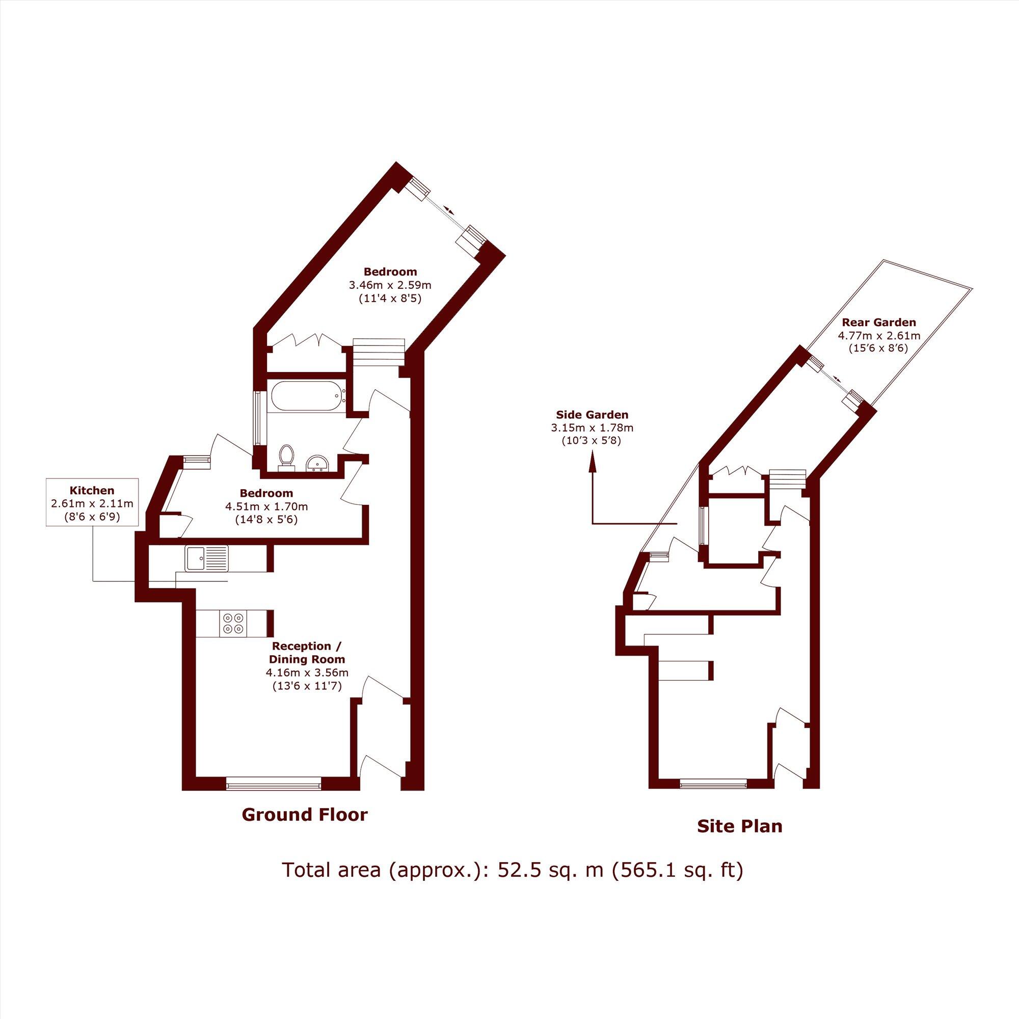 Priests Bridge, London floorplan