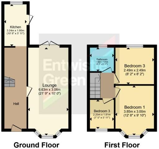 41 Baines Avenue, Blackpool, Lancashire FY3 7LA floorplan