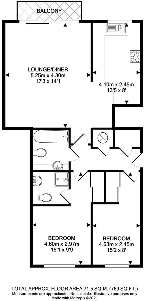 West Quay, Newhaven floorplan