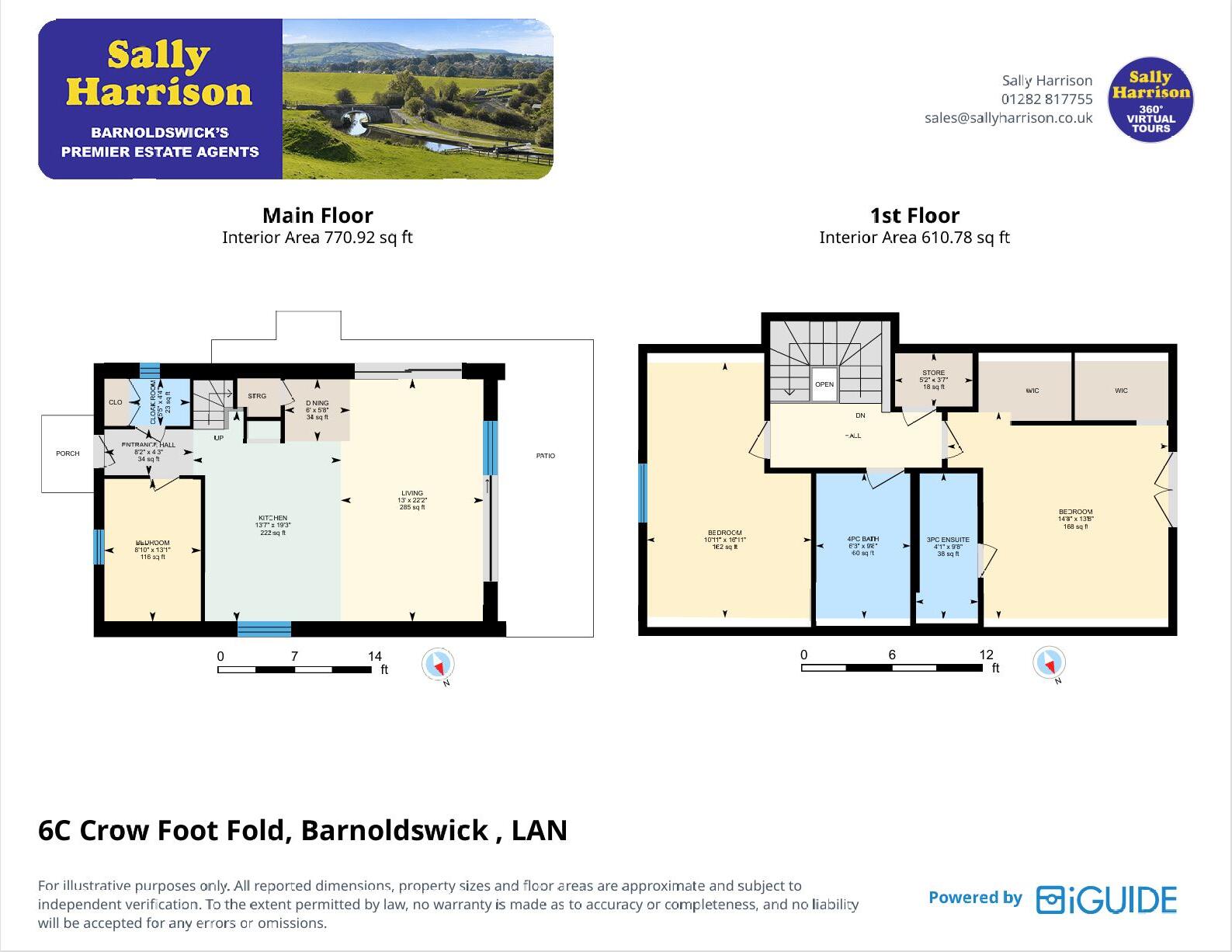 Crow Foot Fold, Barnoldswick, Lancashire, BB18 floorplan