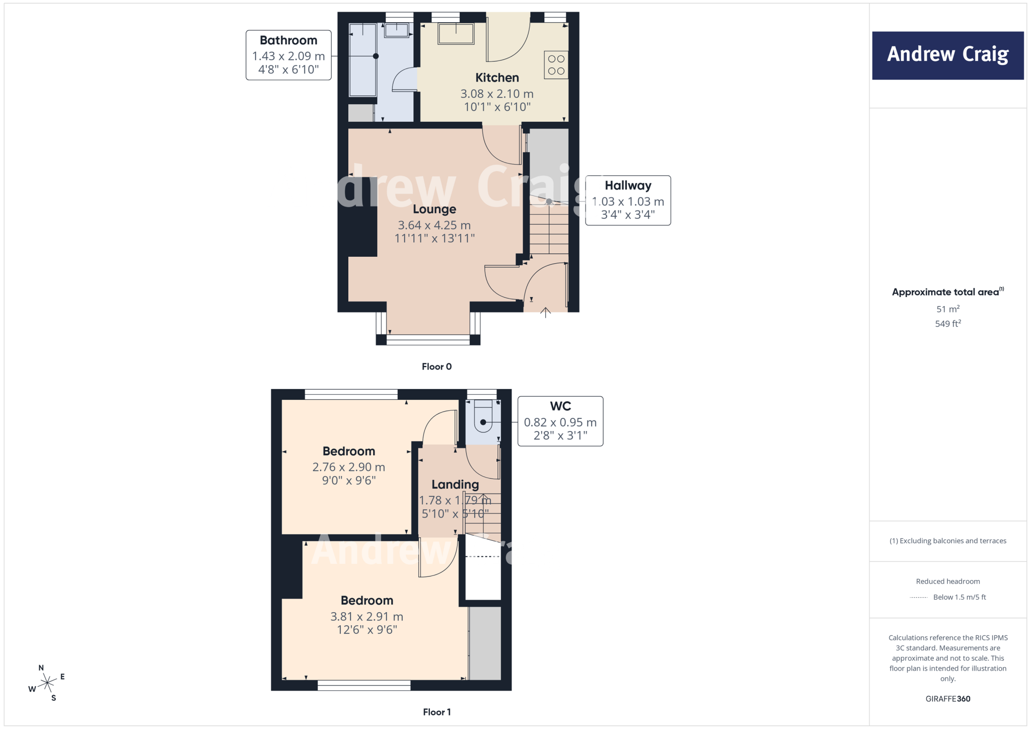 George Street, Coxlodge floorplan