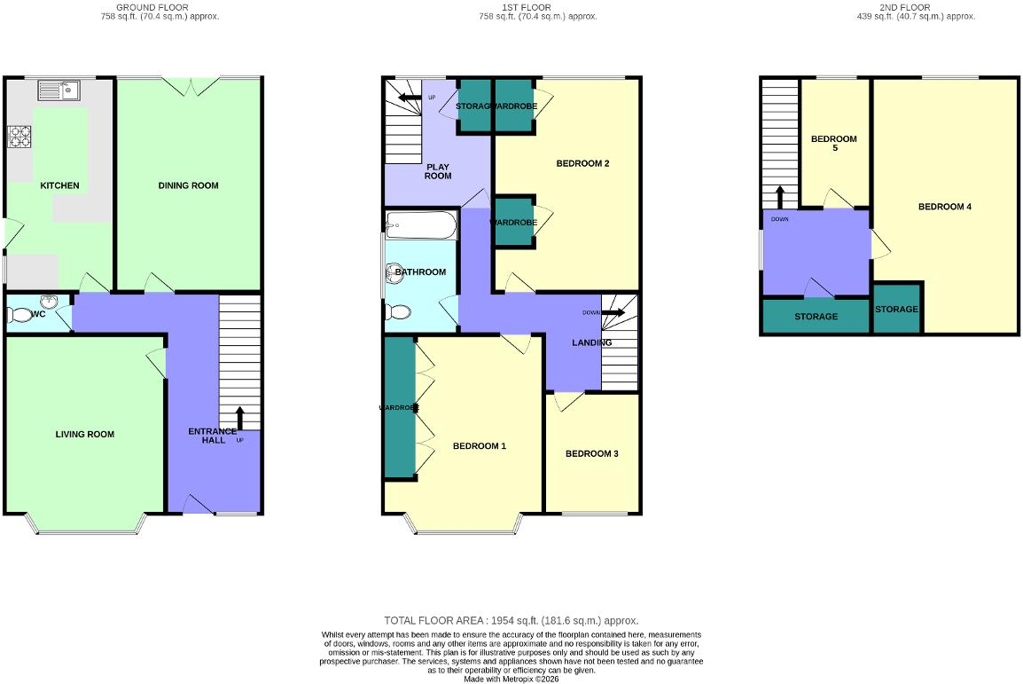 Grange Road, Churchtown, Southport, Merseyside, PR9 9AD floorplan