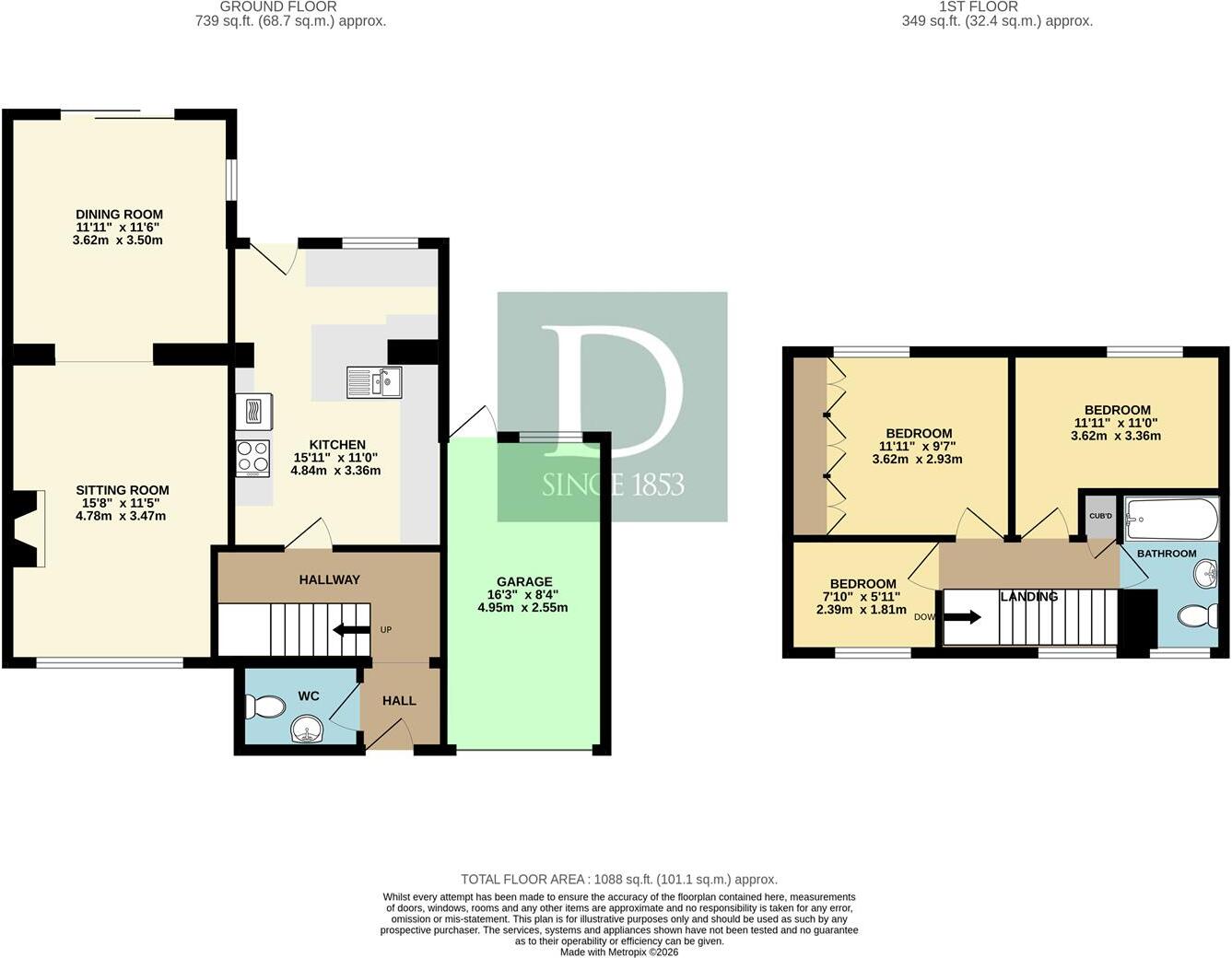 Pilgrims Way, Harleston floorplan