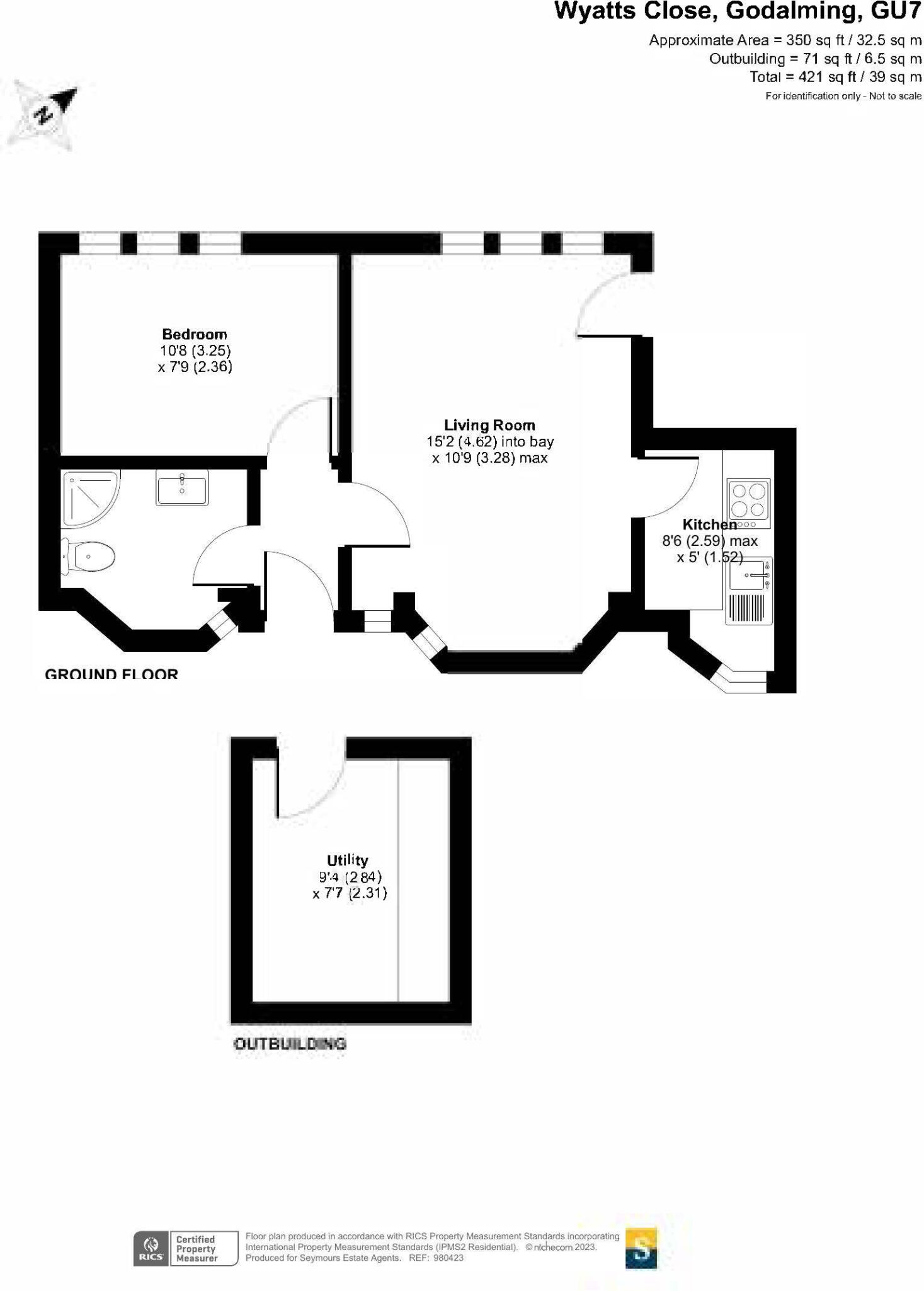Wyatts Close, Godalming, Surrey, GU7 floorplan