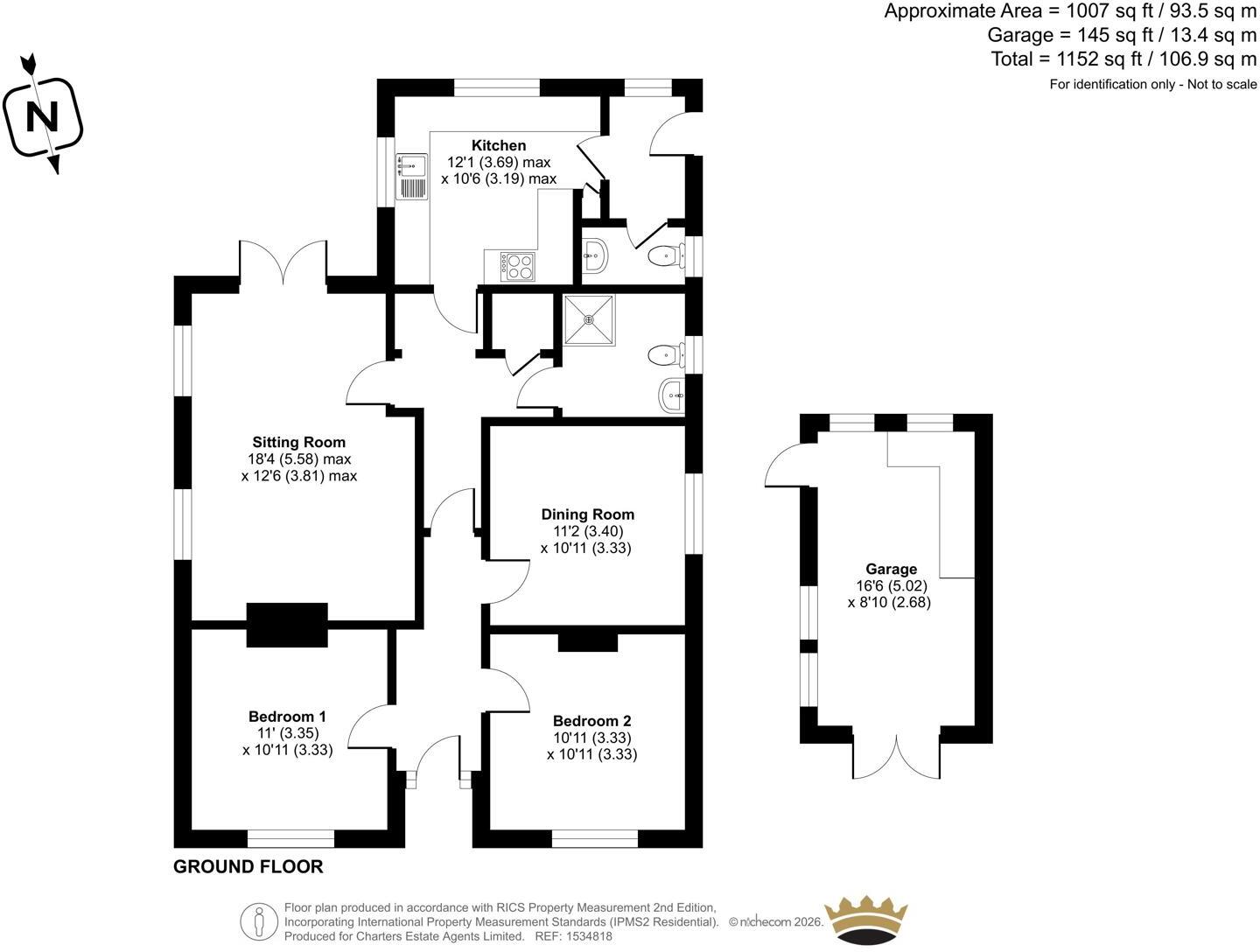 Fair Oak Road, Bishopstoke, Eastleigh, Hampshire, SO50 floorplan