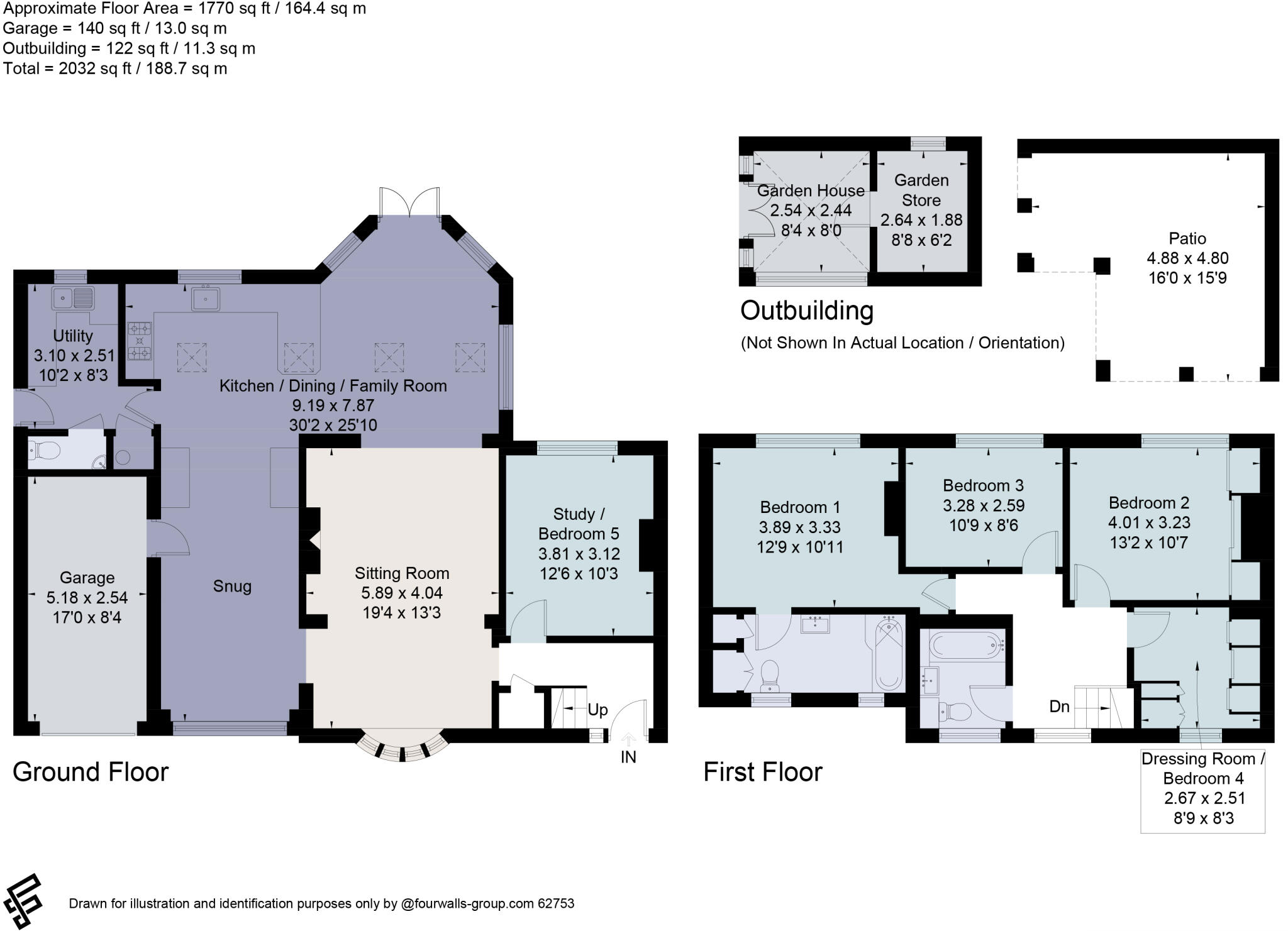 24, Glebe Road, Cranleigh, Surrey, GU6 floorplan
