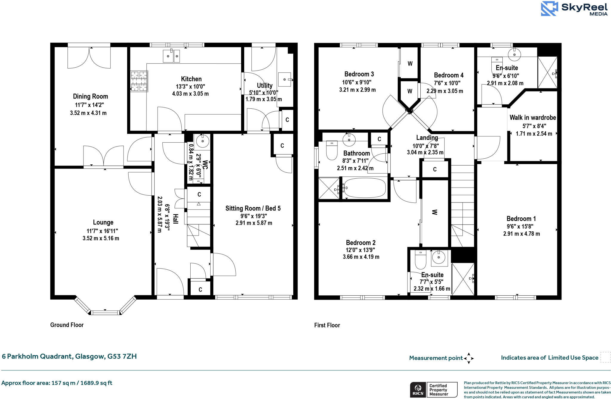 Parkholm Quadrant, Darnley, Glasgow floorplan