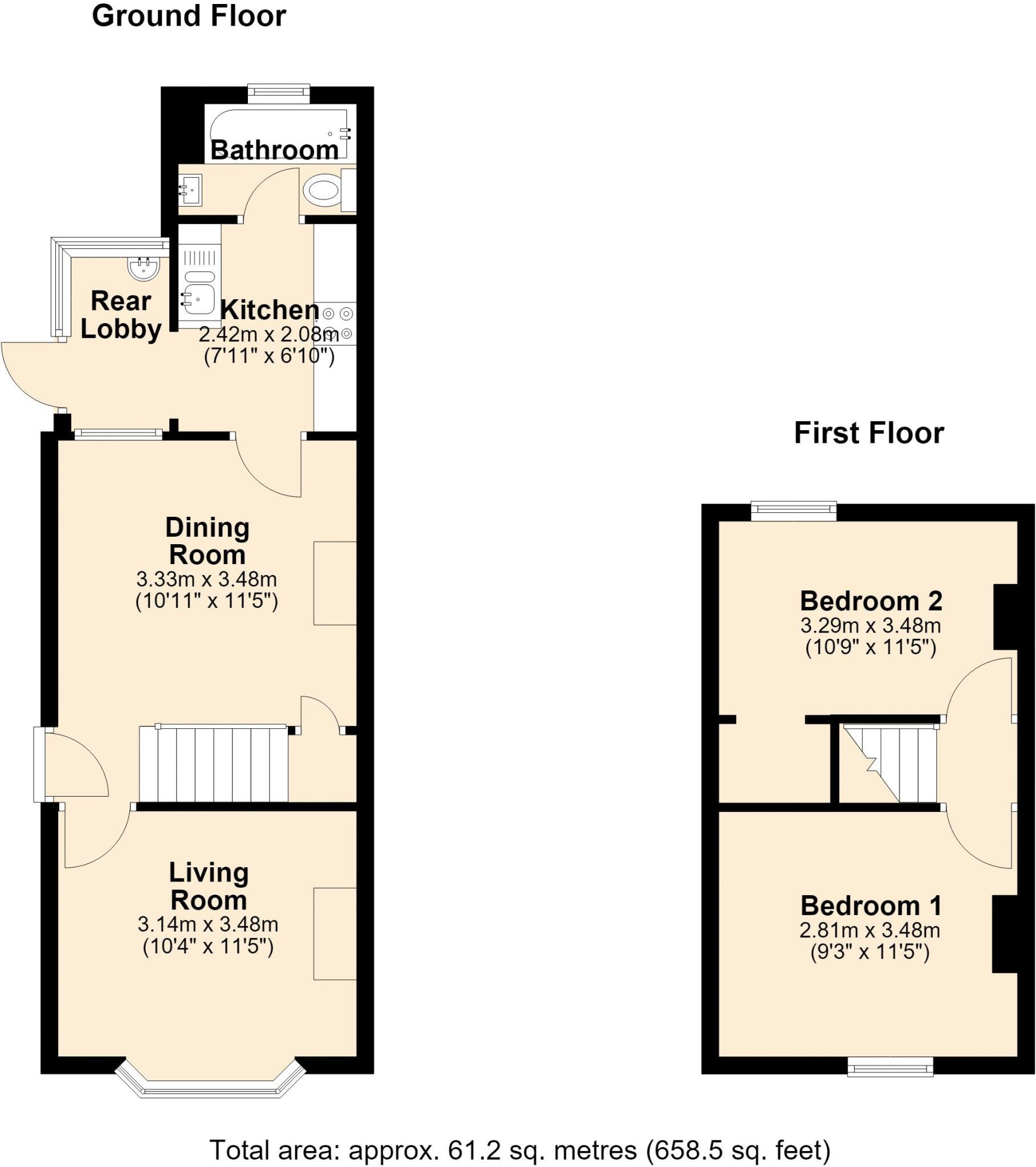 Character Cottage, Boundary Road floorplan