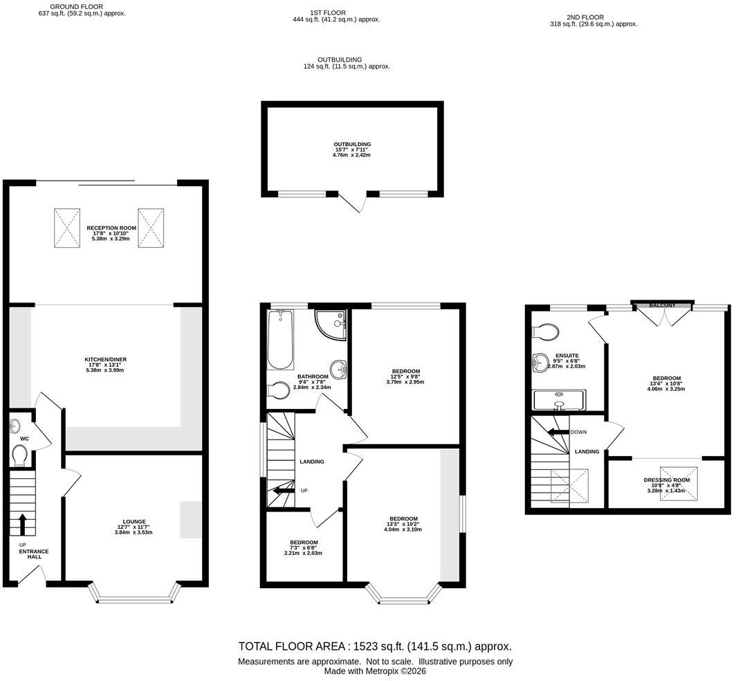 Rayleigh Road, Hutton, Brentwood floorplan