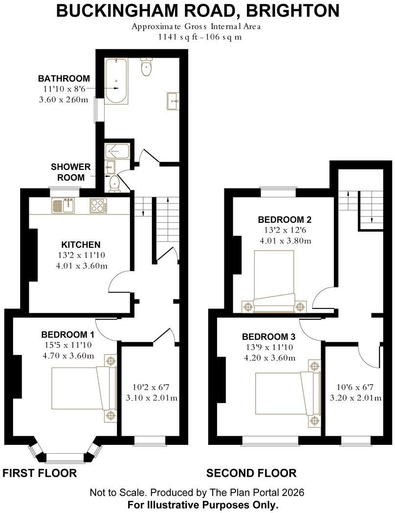 Buckingham Road, Brighton floorplan