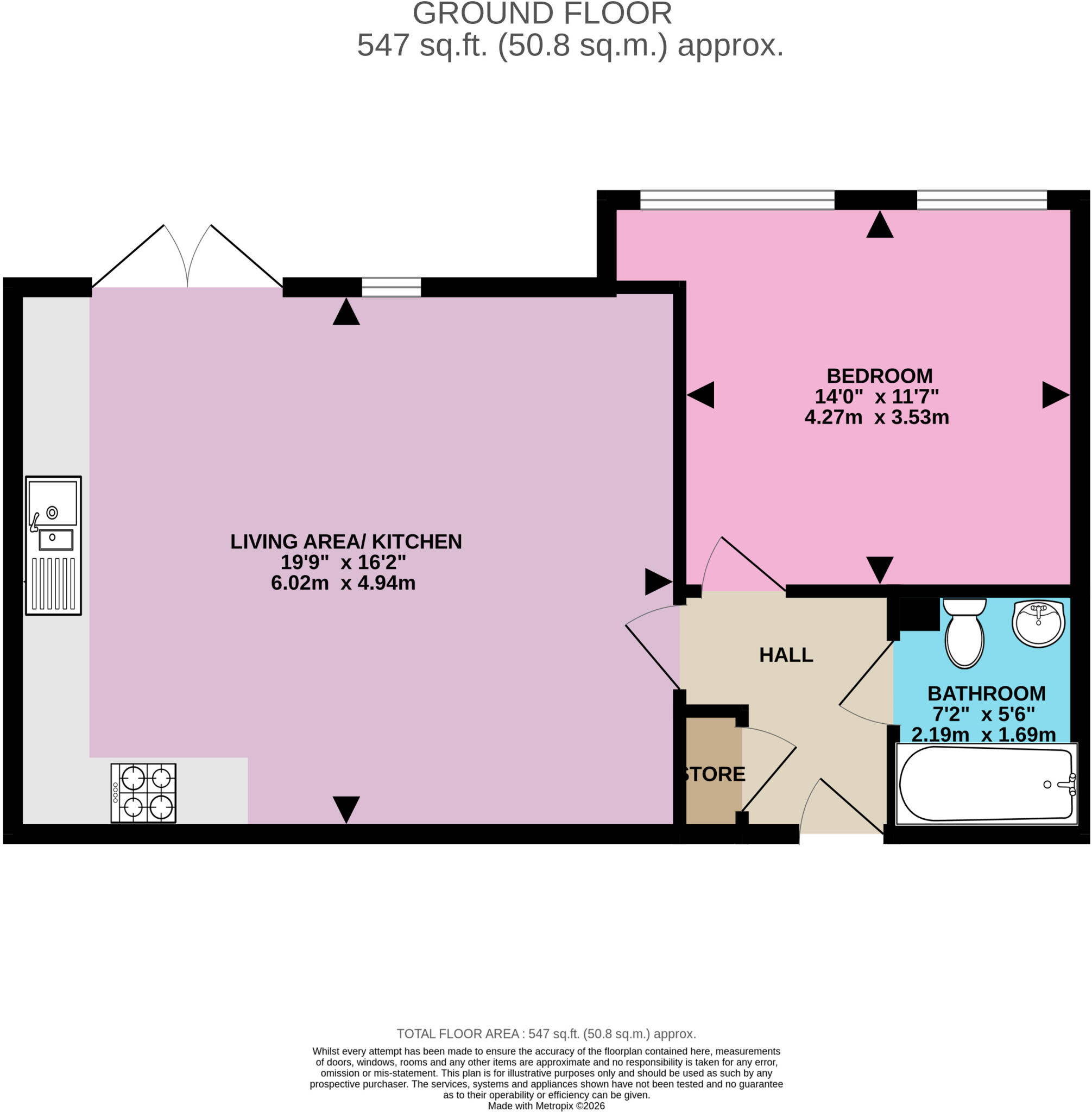 Willow House, Carter Court, Hook, Hampshire floorplan