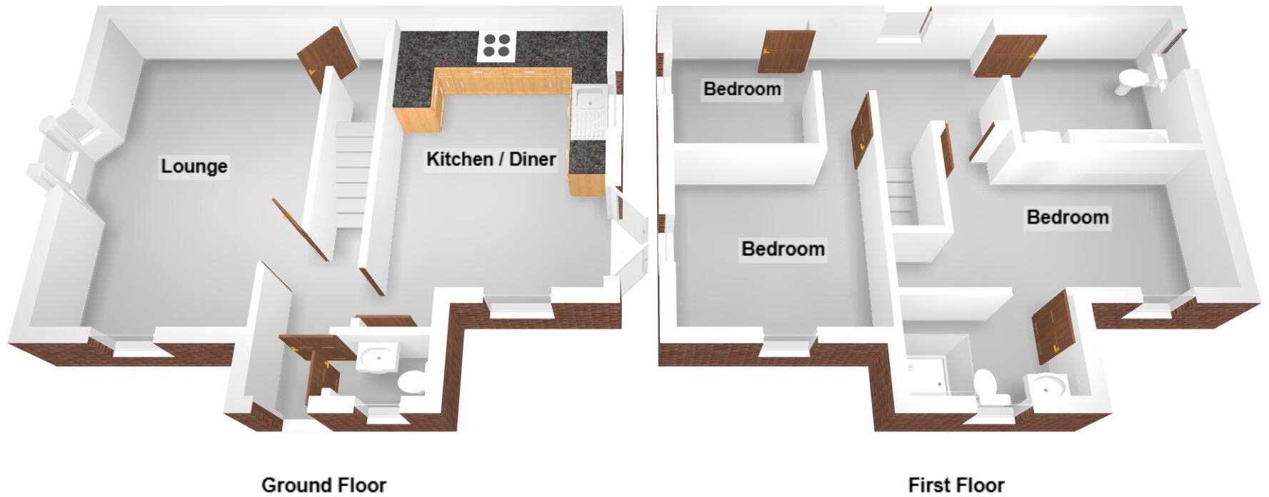 Mulberry Way, Seaham, Durham, SR7 7DZ floorplan