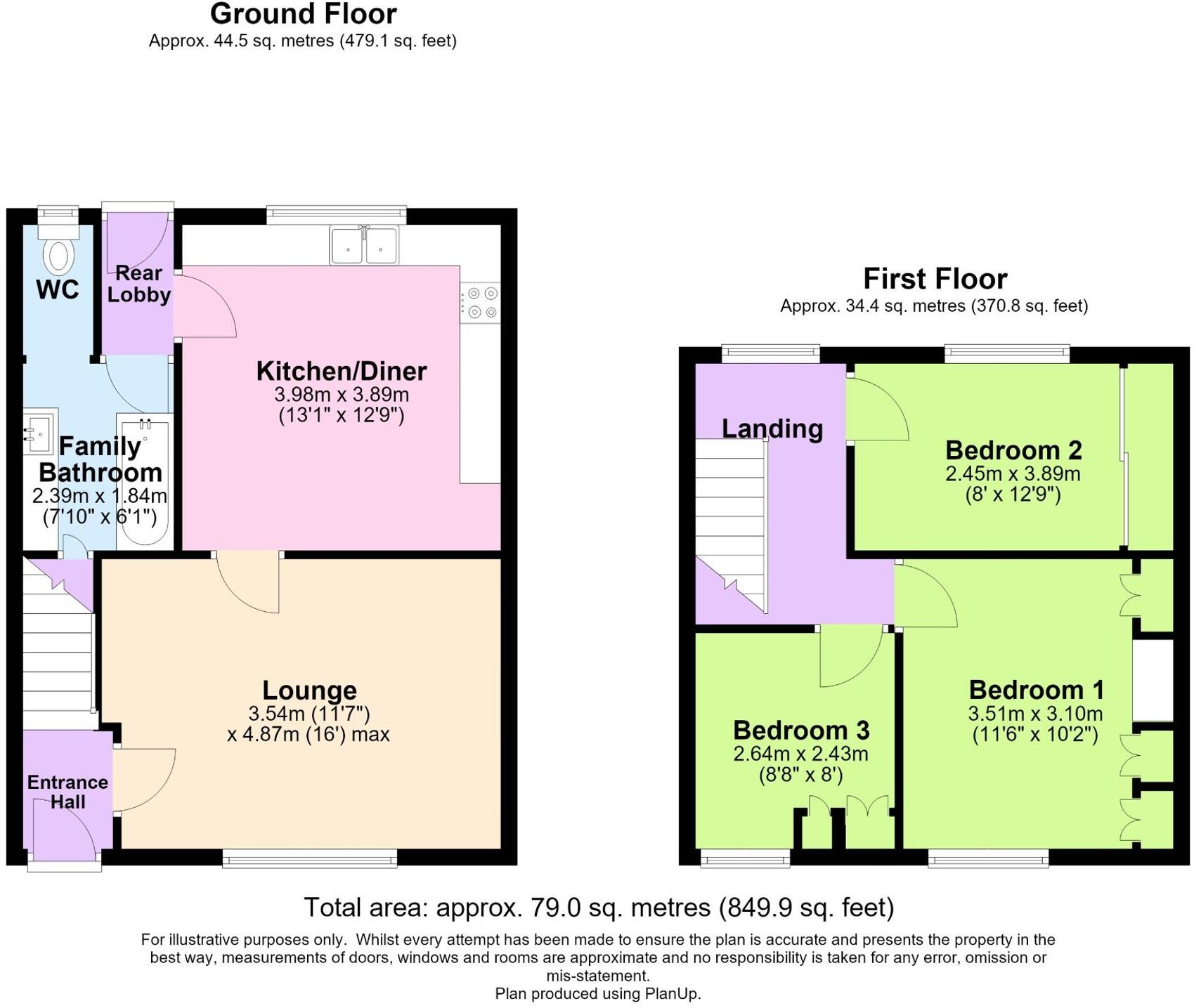 Waverley Avenue, Nuneaton, CV11 4RS floorplan