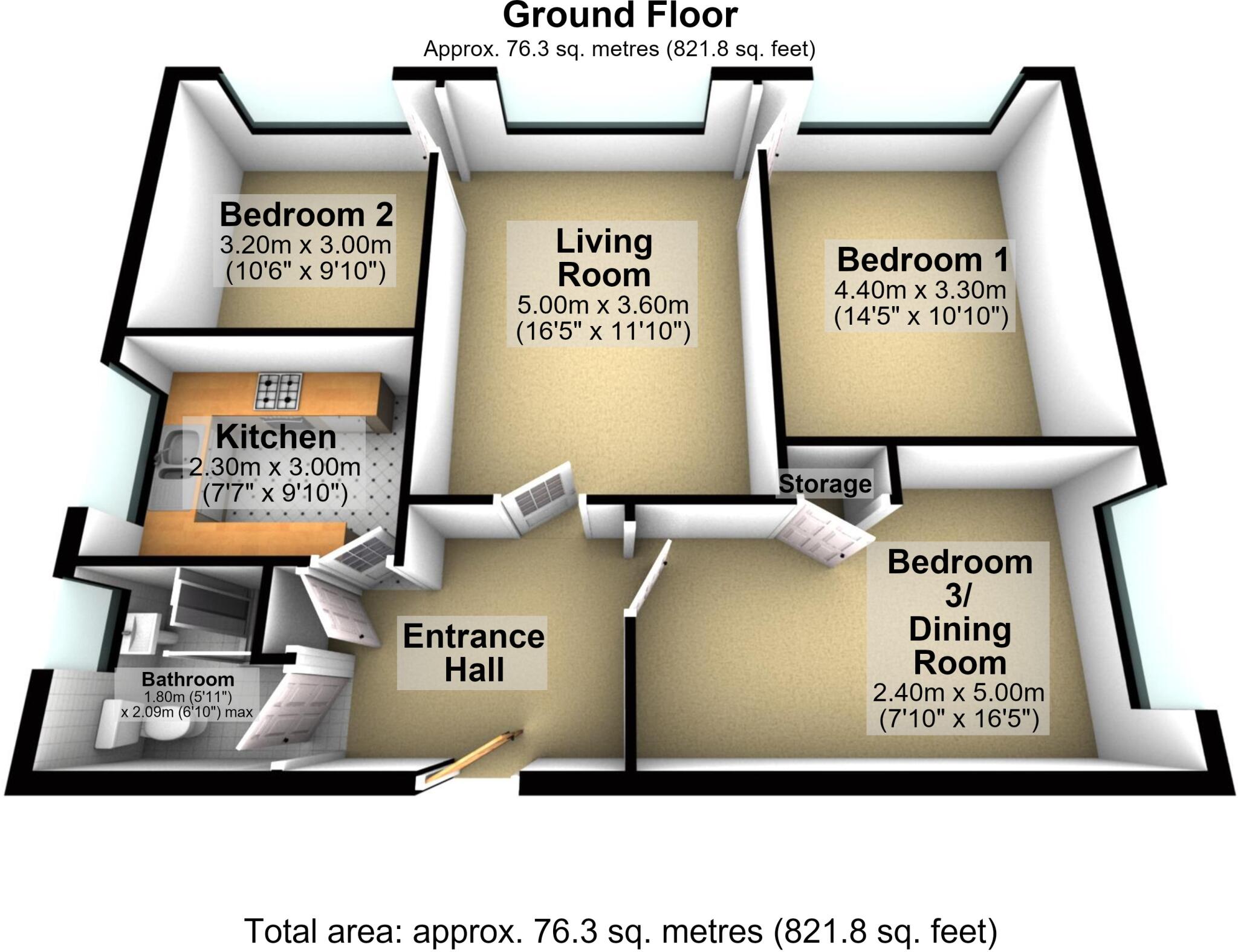 Ashton Court, Moss Lane, Sale, Trafford floorplan