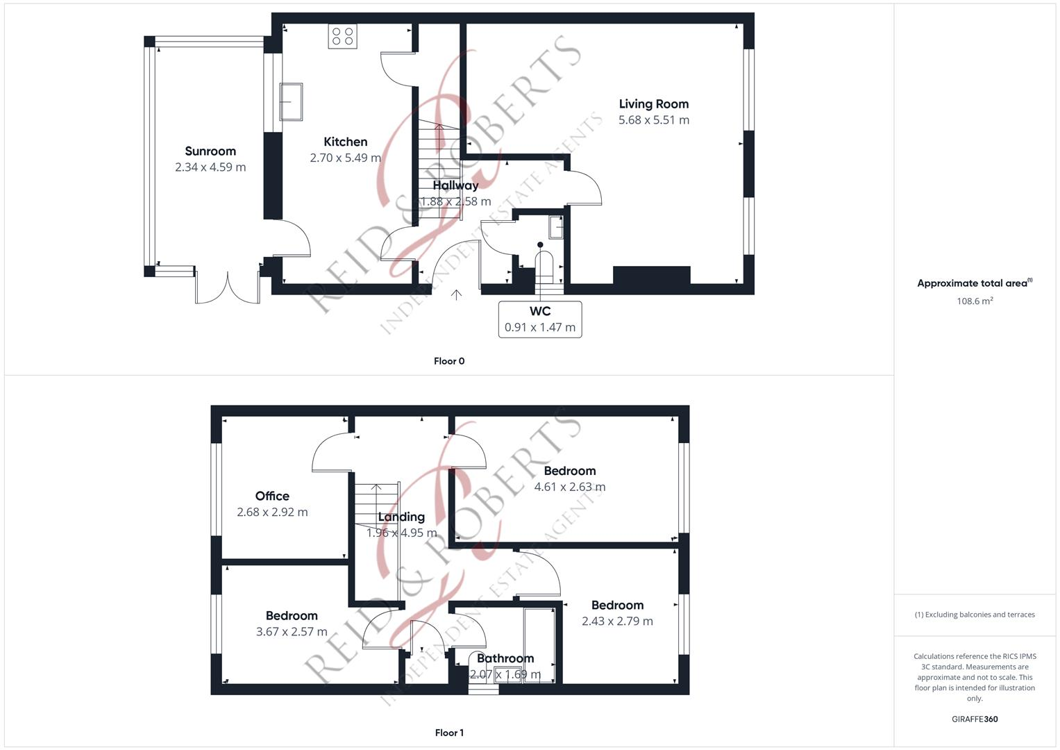 Vyrnwy Close, Summerhill, Wrexham floorplan