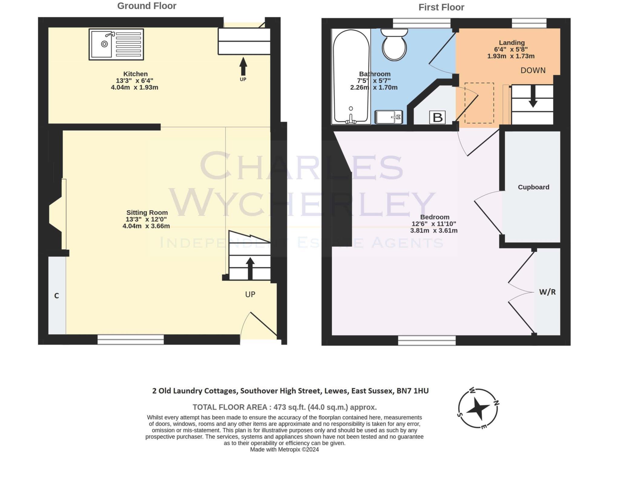 Southover High Street, Lewes floorplan