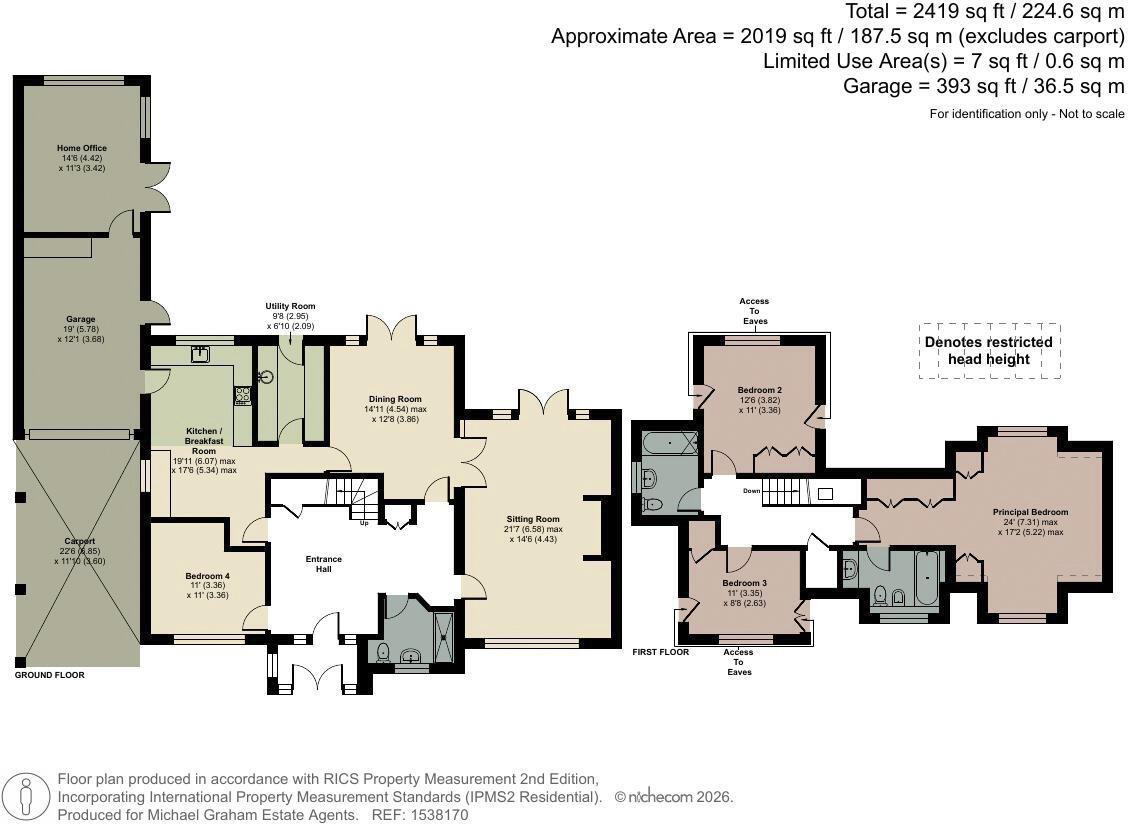 Mill Road, St. Ippolyts, Hitchin, Hertfordshire, SG4 floorplan