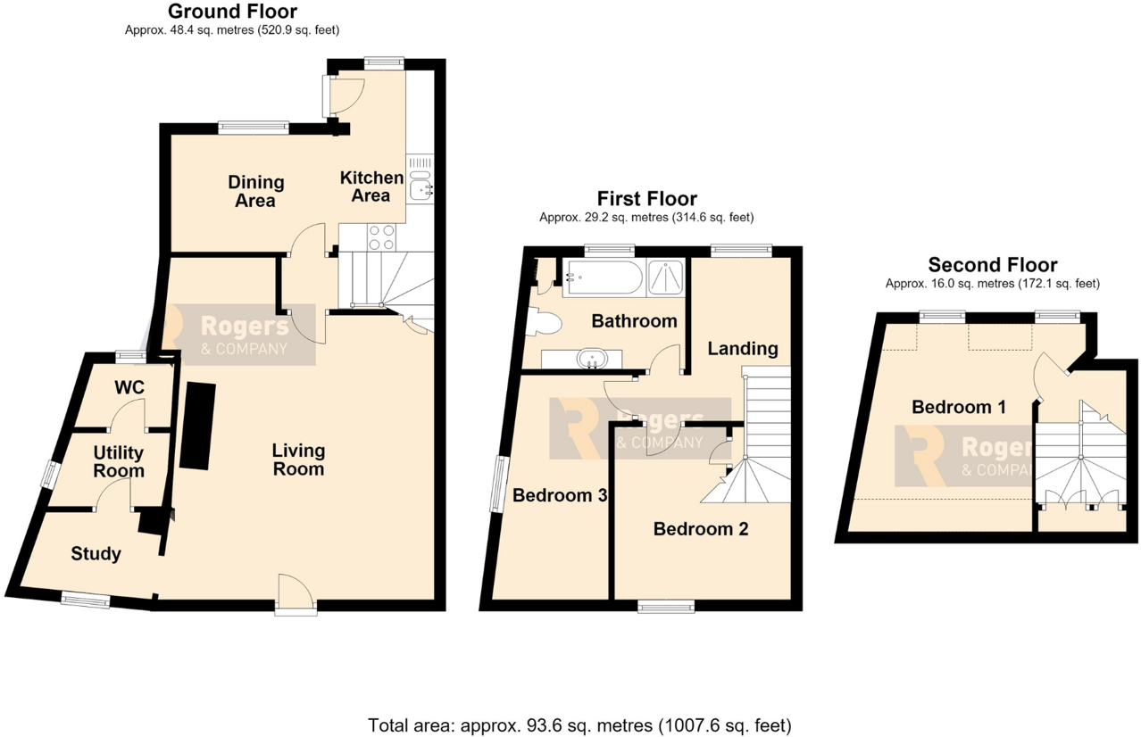 Butts Hill, Frome floorplan