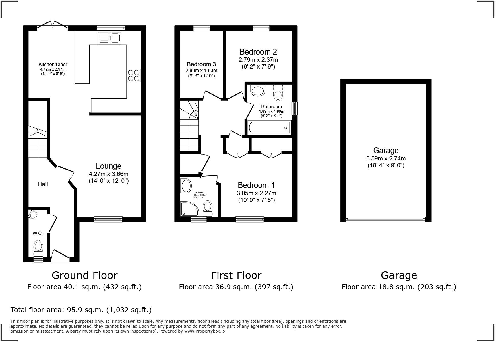 Woodley Green, Witney, Oxfordshire floorplan