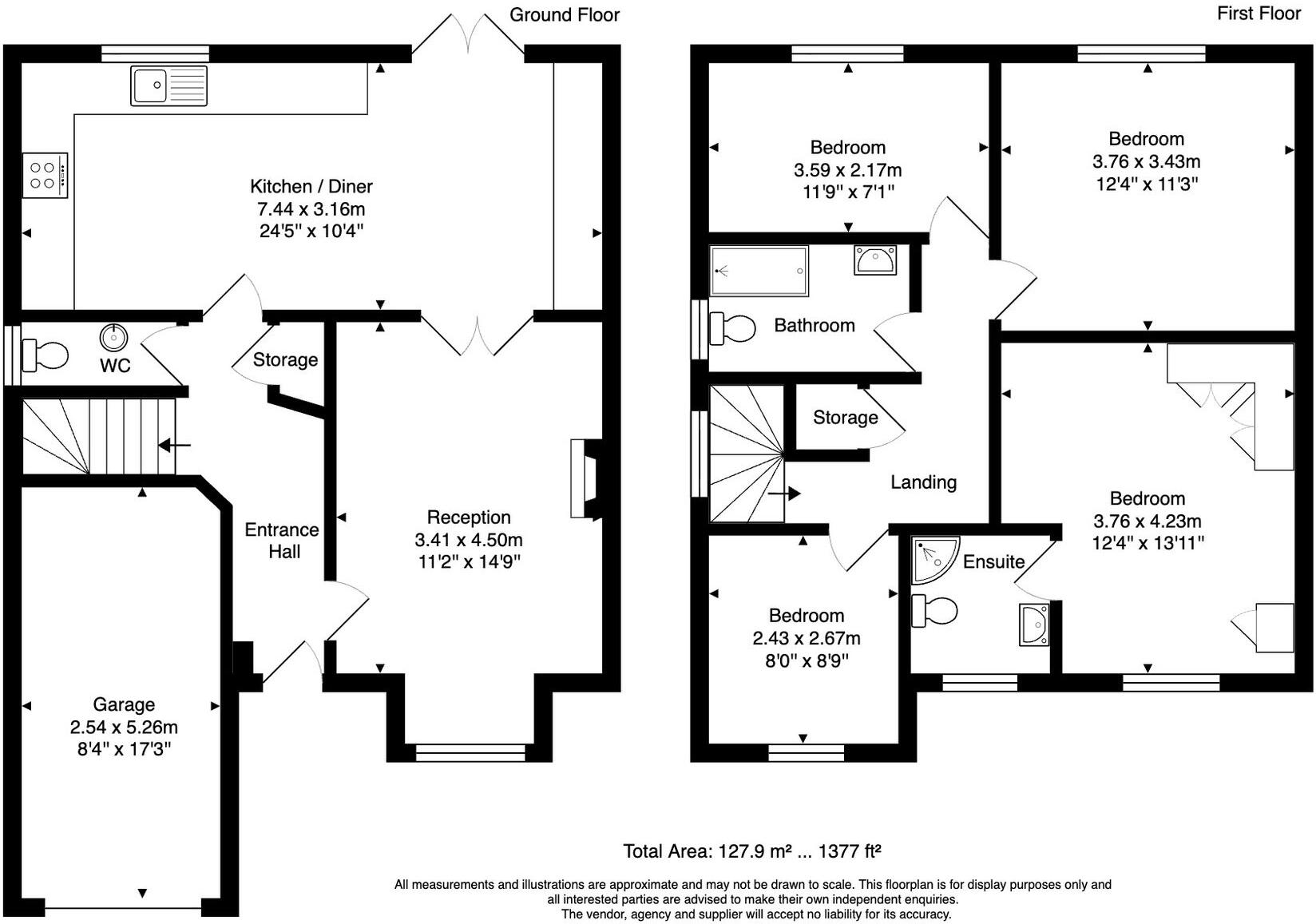 Shrewsbury Close, Barwell, LE9 floorplan