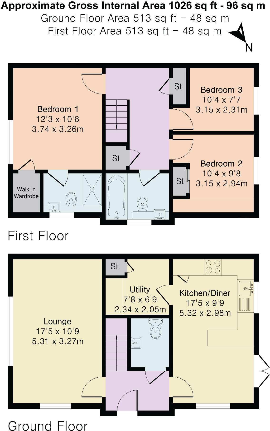 Harebell Drive West Heath, Congleton, Cheshire CW12 4FA floorplan