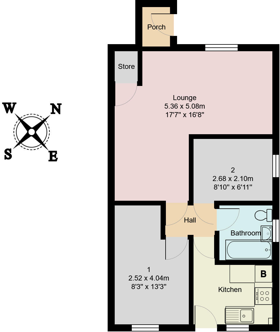 West Meadow, Reddish floorplan